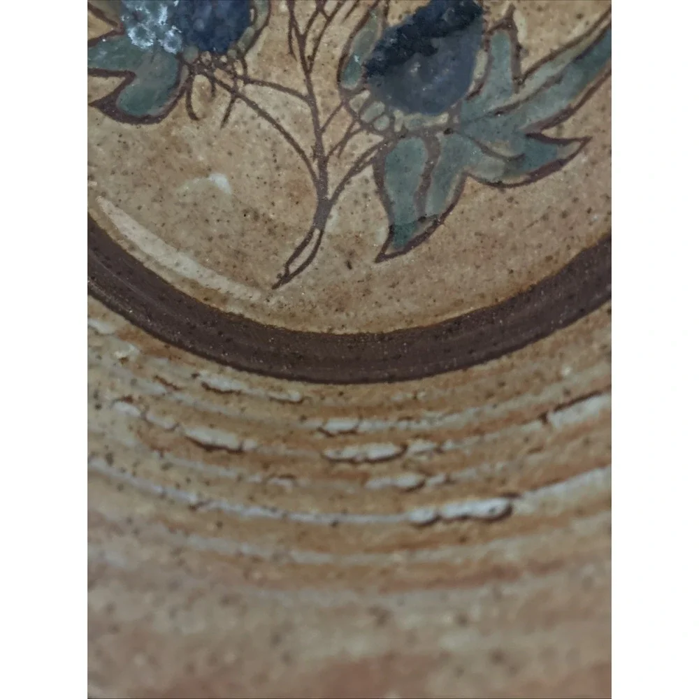 HAND THROWN STUDIO ART POTTERY STONEWARE BOWL UNKNOWN POTTER BEAUTIFULLY GLAZED